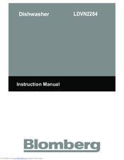 Blomberg LDVN2284 Instruction Manual
