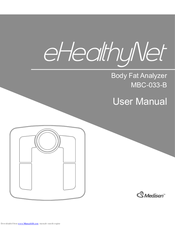 eHealthyNet MBC-033-B User Manual