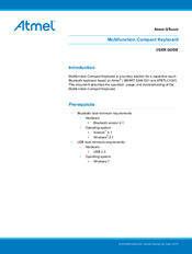 Atmel 42580A User Manual