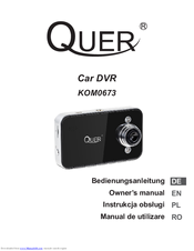 Quer KOM0673 Owner's Manual
