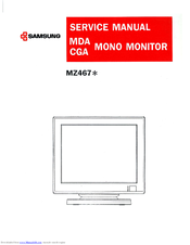 Samsung MZ467 Service Manual