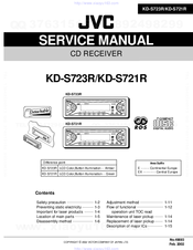 JVC KD-S721R Service Manual