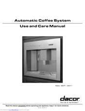 Dacor CM24P-1 Use And Care Manual