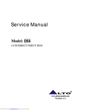 Alto DI4 Service Manual