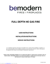 Be Modern BM-05XXX2 User Instructions And Installation Information