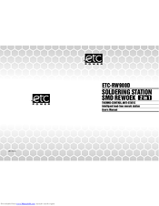 ETC ETC-RW900D User Manual