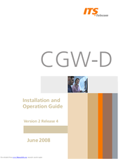 ITS Telecom CGW-D Installation And Operation Manual
