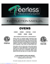 PEERLESS CW41 Instruction Manual
