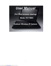 HVCAM HV-72BIC User Manual