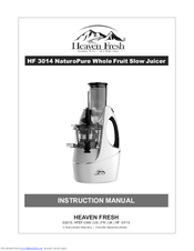 Heaven Fresh NaturoPure HF 3014 Instruction Manual
