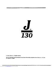 J/Boats 130 Manual