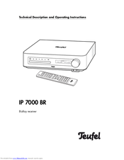 Teufel IP 7000 BR Technical Description And Operating Instructions