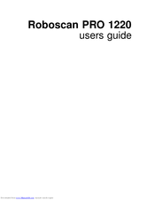 Roboscan PRO 1220 User Manual