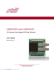 RTD LAN34225 User Manual