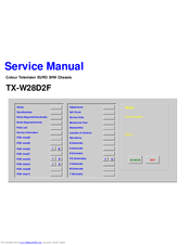 Panasonic TX-W28D2F Service Manual