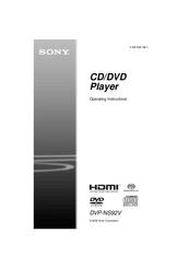 Sony DVP-NS92V Operating Instructions Manual