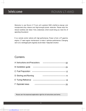 Rovan LT-4WD Instruction Manual
