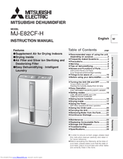 Mitsubishi Electric MJ-E82CF-H Instruction Manual