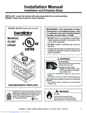 Heatilator CL36D Installation Manual