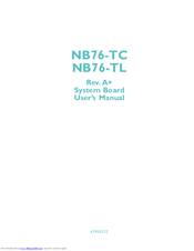 DFI NB76-TL User Manual