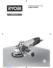 Ryobi EAG75125 Original Instructions Manual