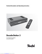 Teufel DecoderStation 5 Technical Description And Operating Instructions