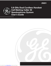 GE 25831 User Manual
