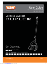 Vax DUPLEX VX14 User Manual