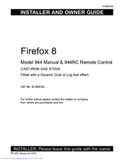 GDC Group Firefox 8 Installer And Owner Manual