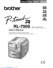 Brother P-touch RL-700S User Manual