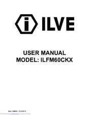 ILVE ILFM60CKX User Manual