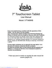 Vidao V7TAB8KB User Manual