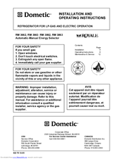 Dometic RM3862 Manuals | ManualsLib
