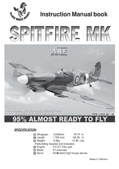 Black Horse Model Spitfire MK Instruction Manual Book