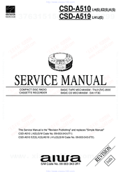 Aiwa CSD-A510 Service Manual