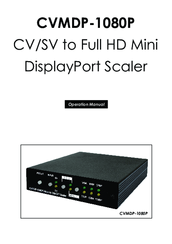 Cypress CVMDP-1080P Operation Manual