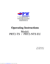 PWmaintenance PRT2-NTS Operating Instructions Manual