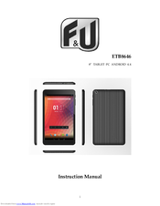 F&U ETB8646 Instruction Manual