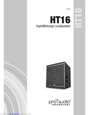 Pro Audio HT16 Manual