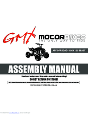 GMX GE-YX125 series Assembly Manual