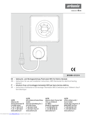 Arbonia WKS Instructions For Use Manual