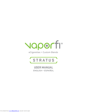 Vaporfi Stratus User Manual
