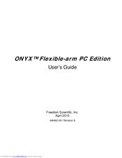 Onyx Flexible-arm PC Edition User Manual