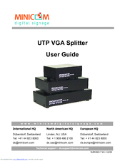 Minicom 1VS21004 User Manual