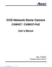 Asoni CAM437-PoE User Manual