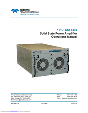 Teledyne 7 RU Chassis Operation Manual