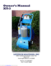 Lifetech Solutions XT-3 Owner's Manual