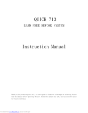 ESD QUICK 713 Instruction Manual