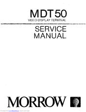 Morrow MDT 50 Service Manual