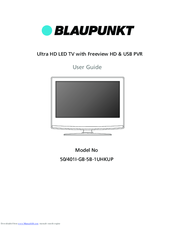 Blaupunkt 50/401I-GB-5B-1UHKUP User Manual